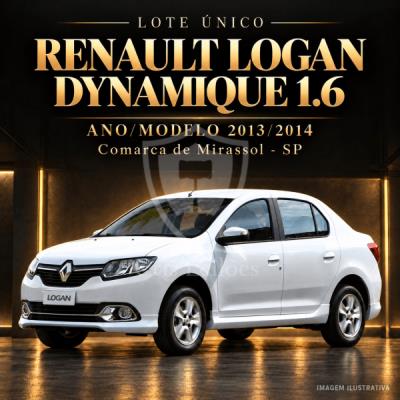 VEÍCULO – RENAULT LOGAN DYNAMIQUE 1.6 ano/mod 2013/2014